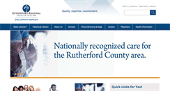 Desktop Screenshot of myrutherfordregional.com